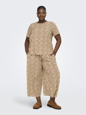 CARNOVA CALF SKIRT PANT AOP 196844001 White