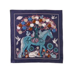 LCMINISCARVES10 SJAAL BLAUW blauw blauw