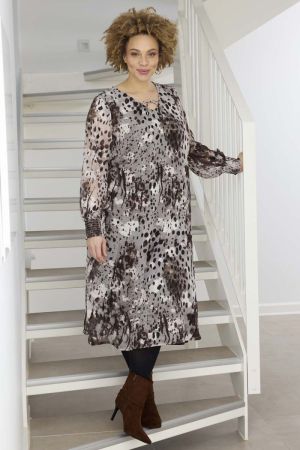 Zh-Libby 1523 Dress 04080 Chokolade